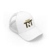 White, Black and Gold Cap